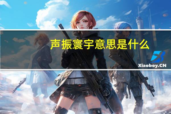 声振寰宇意思是什么