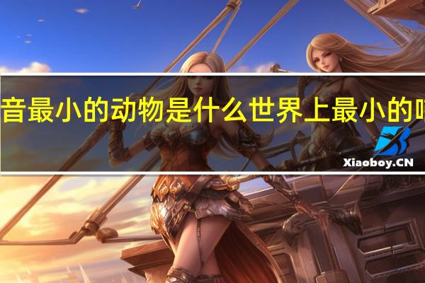 声音最小的动物是什么 世界上最小的哺乳动物