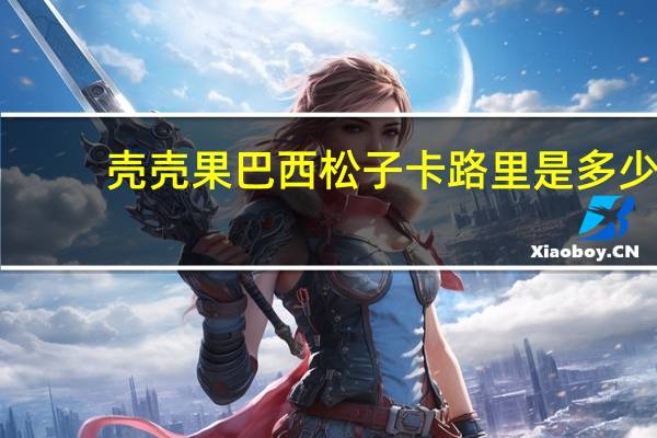 壳壳果 巴西松子卡路里是多少