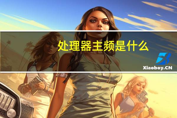 处理器主频是什么（处理器主频）