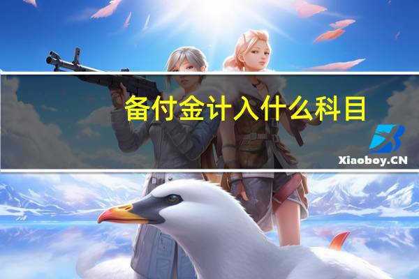 备付金计入什么科目(备付金)