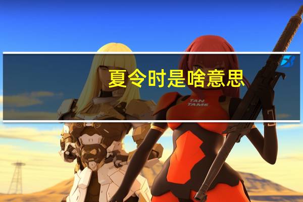 夏令时是啥意思