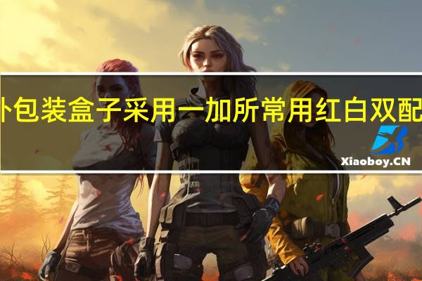 外包装盒子采用一加所常用红白双配色设计