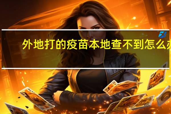 外地打的疫苗本地查不到怎么办（疫苗在外地打的怎么在本地查不着）