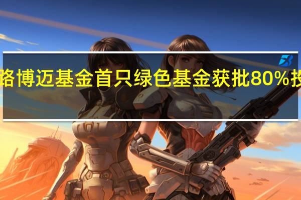 外资公募路博迈基金首只绿色基金获批80%投资于“贴标绿”