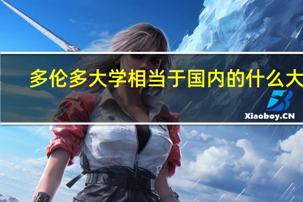 多伦多大学相当于国内的什么大学