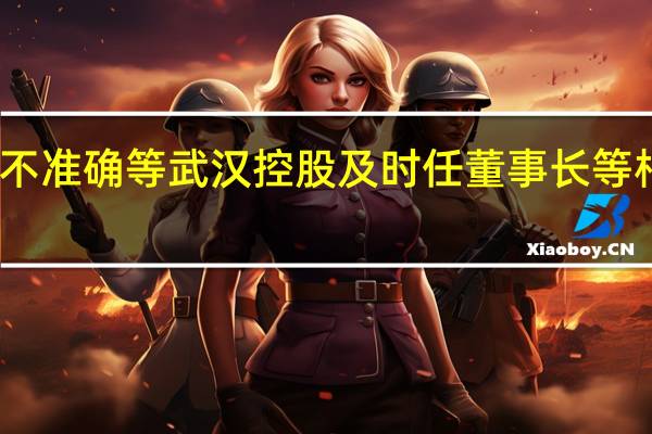 多期报告财务数据披露不准确等武汉控股及时任董事长等相关责任人遭上交所监管警示