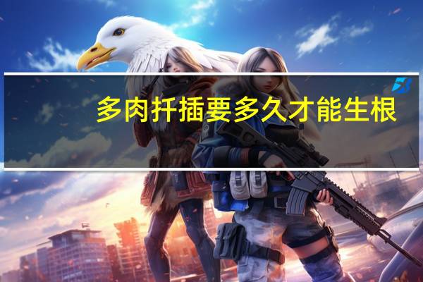 多肉扦插要多久才能生根