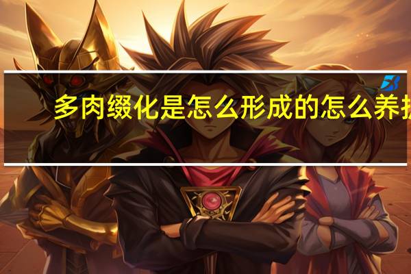多肉缀化是怎么形成的怎么养护
