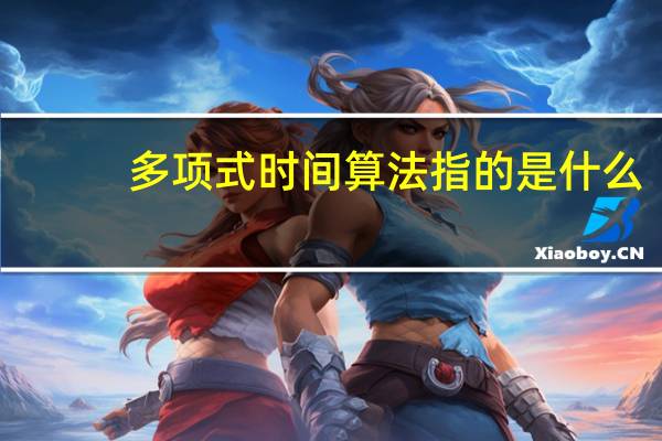 多项式时间算法指的是什么（多项式时间算法）