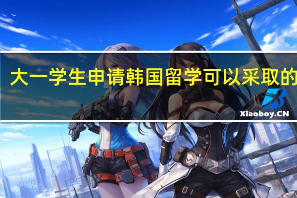 大一学生申请韩国留学可以采取的方式