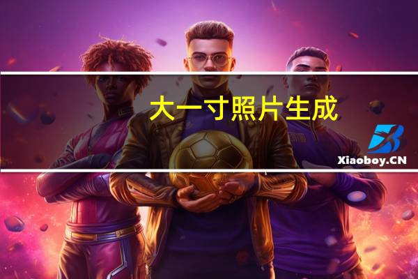 大一寸照片生成（大一寸照片制作）