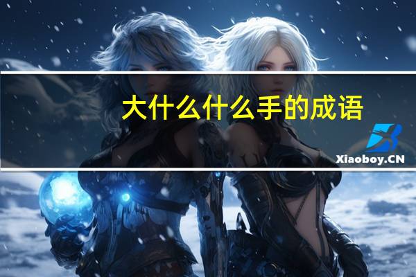 大什么什么手的成语