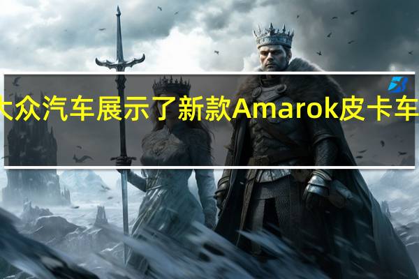 大众汽车展示了新款Amarok皮卡车的图片