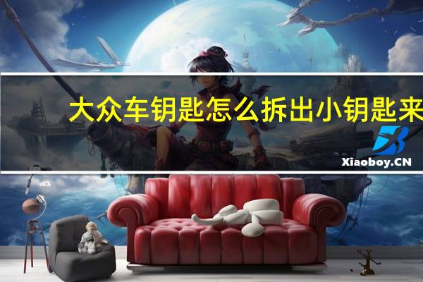 大众车钥匙怎么拆出小钥匙来（大众车钥匙怎么拆图解）