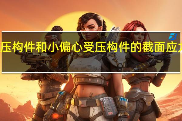 大偏心受压构件和小偏心受压构件的截面应力状态有何不同