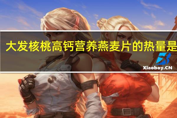 大发 核桃高钙营养燕麦片的热量是多少