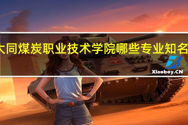 大同煤炭职业技术学院哪些专业知名度很高
