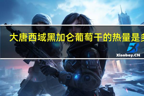 大唐西域 黑加仑葡萄干的热量是多少