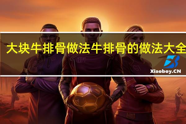 大块牛排骨做法 牛排骨的做法大全家常