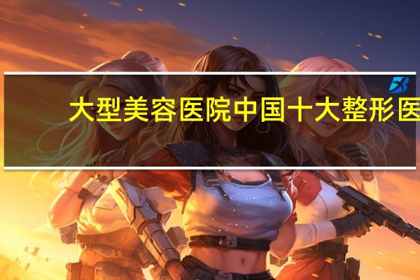 大型美容医院 中国十大整形医院是哪几家