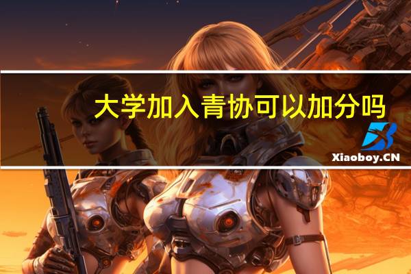 大学加入青协可以加分吗