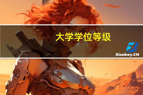 大学学位等级