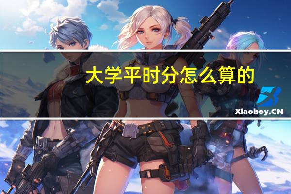 大学平时分怎么算的