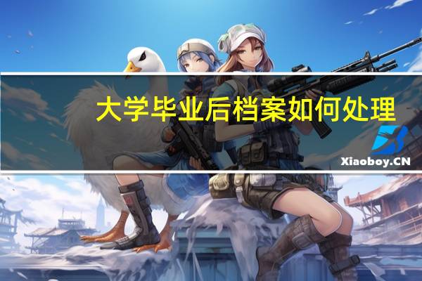 大学毕业后档案如何处理