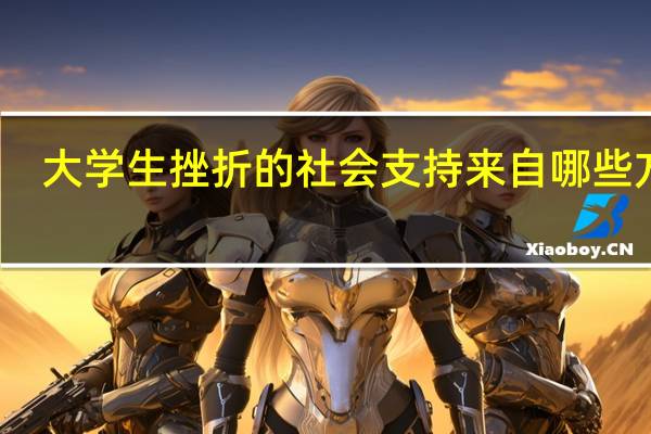 大学生挫折的社会支持来自哪些方面。