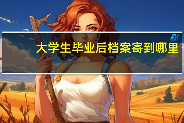 大学生毕业后档案寄到哪里