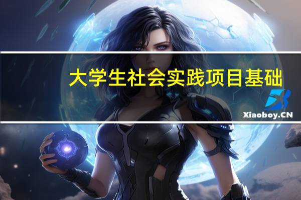大学生社会实践项目基础（大学生社会实践项目名称）