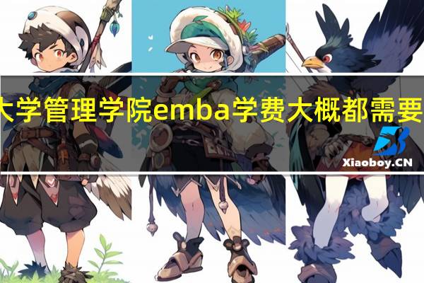 大学管理学院emba学费大概都需要多少钱