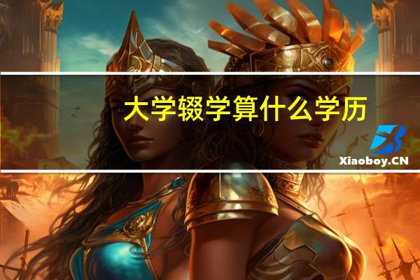 大学辍学算什么学历