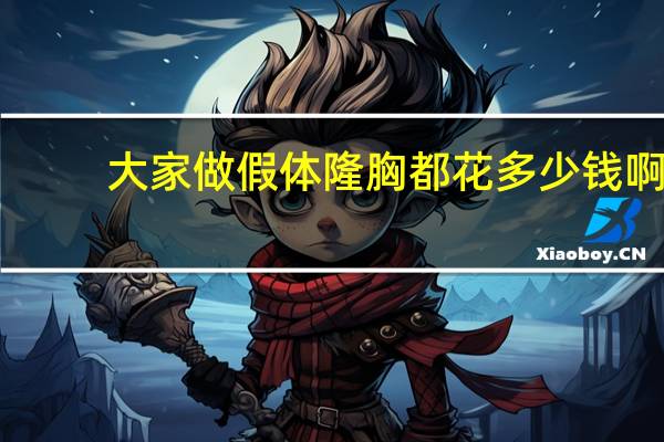 大家做假体隆胸都花多少钱啊,假体隆胸费用