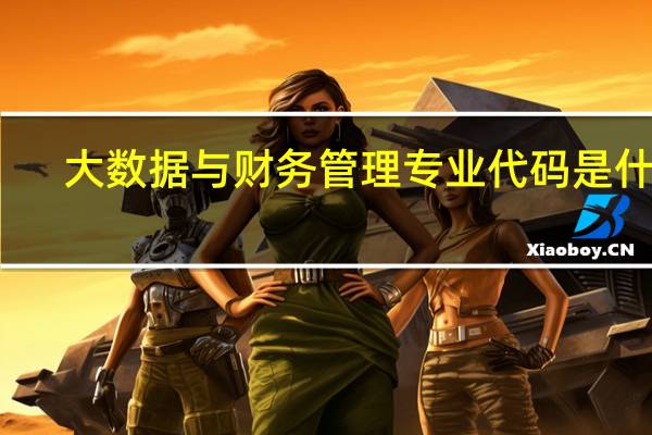 大数据与财务管理专业代码是什么