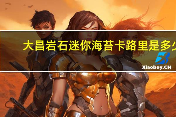 大昌 岩石迷你海苔卡路里是多少