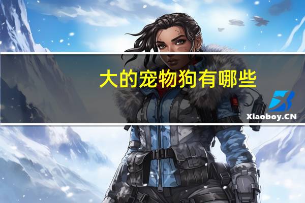 大的宠物狗有哪些