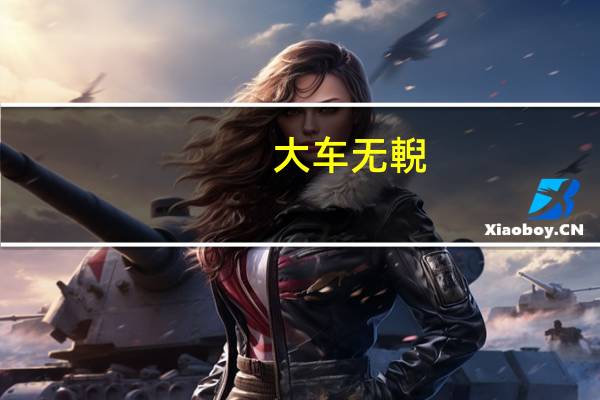 大车无輗,小车无軏其何以行之哉的意思