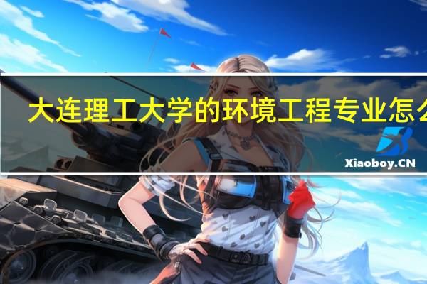 大连理工大学的环境工程专业怎么样
