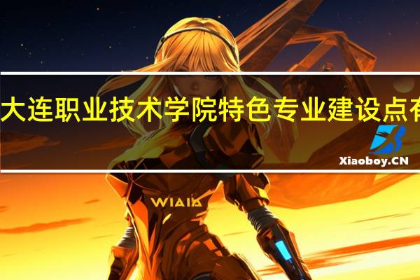 大连职业技术学院特色专业建设点有哪些