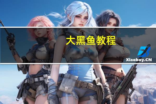 大黑鱼教程(大黑鱼)