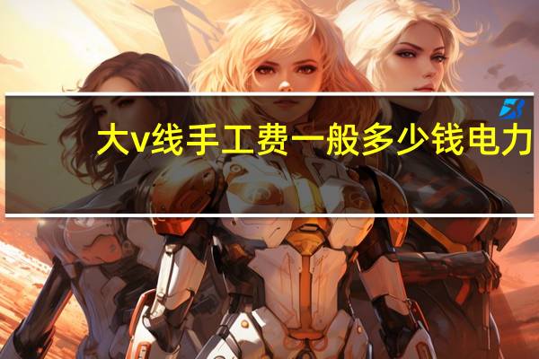大v线手工费一般多少钱 电力排管每米施工人工费需多少
