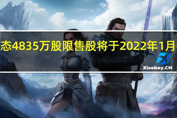 天域生态 4835万股限售股将于2022年1月4日上市流通