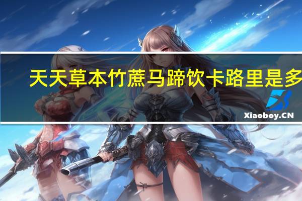 天天草本 竹蔗马蹄饮卡路里是多少