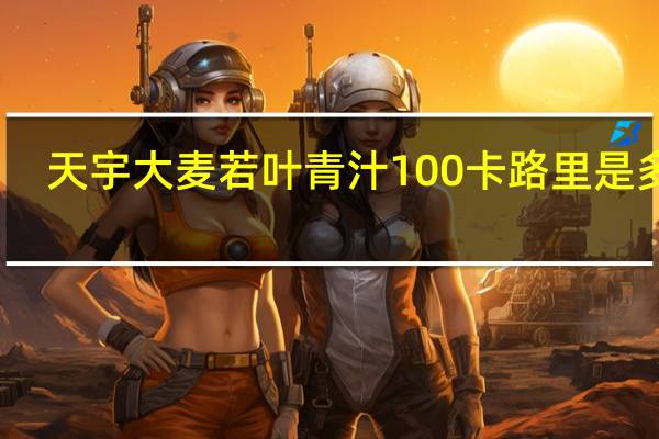 天宇 大麦若叶青汁100卡路里是多少