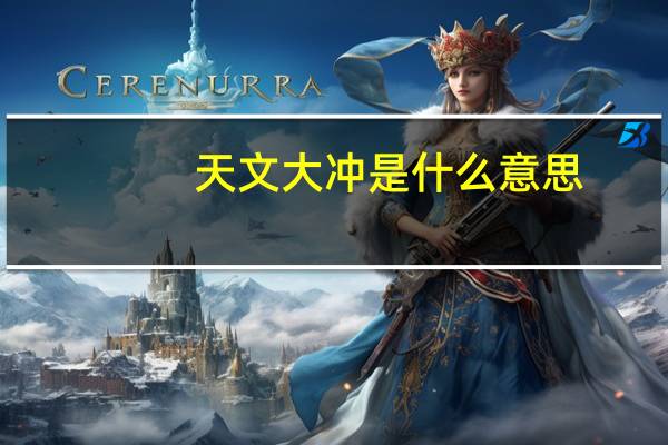 天文大冲是什么意思