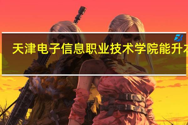 天津电子信息职业技术学院能升本吗