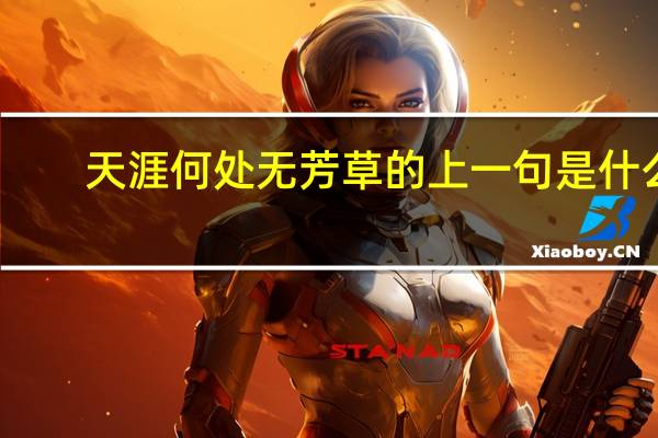 天涯何处无芳草的上一句是什么