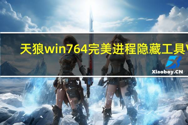 天狼win7 64完美进程隐藏工具 V1.2 绿色版（天狼win7 64完美进程隐藏工具 V1.2 绿色版功能简介）